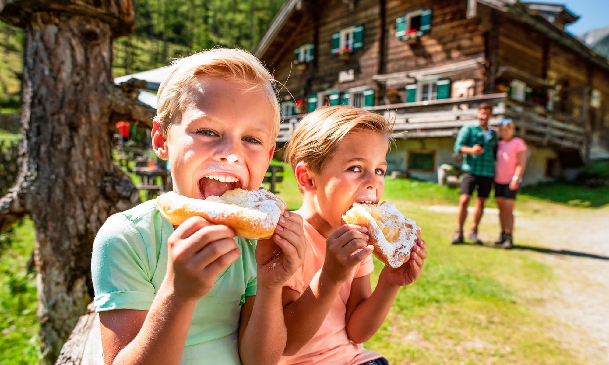Trip with the children to the Marbach valley alpine pasture