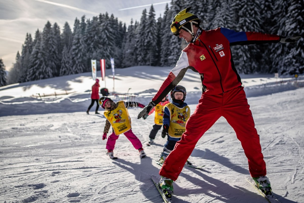 Ski instructor at the ski school Hermann Maier
